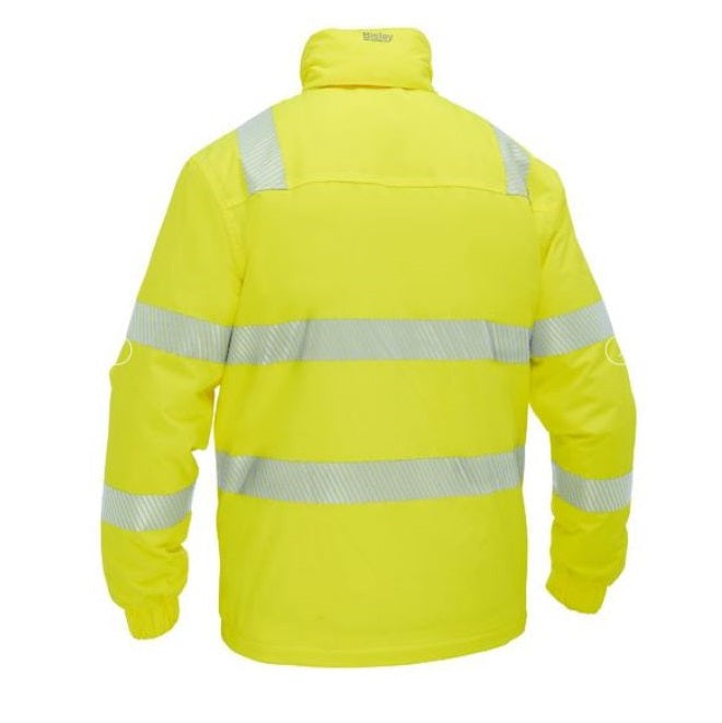 Bisley BJ6842T Taped Hi Vis Heated Jacket With Hood