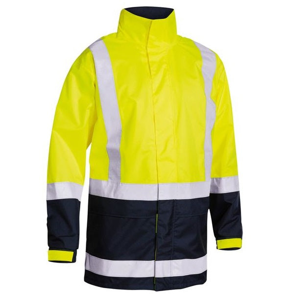 Bisley BJ6966T Two Tone Taped HiVis Rain Shell Jacket