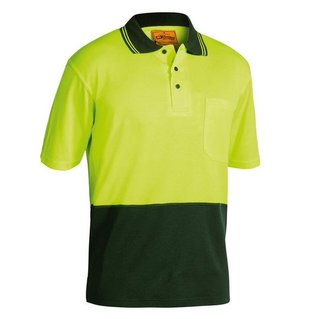 Bisley BK1234 Two Tone HiVis Polo S/S Shirt