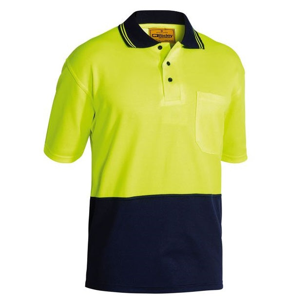 Bisley BK1234 Two Tone HiVis Polo S/S Shirt