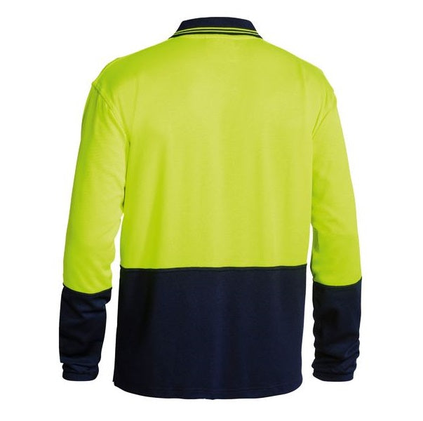 Bisley BK6234 Two Tone HiVis Polo L/S Shirt