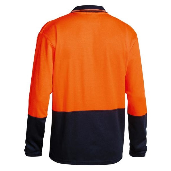 Bisley BK6234 Two Tone HiVis Polo L/S Shirt
