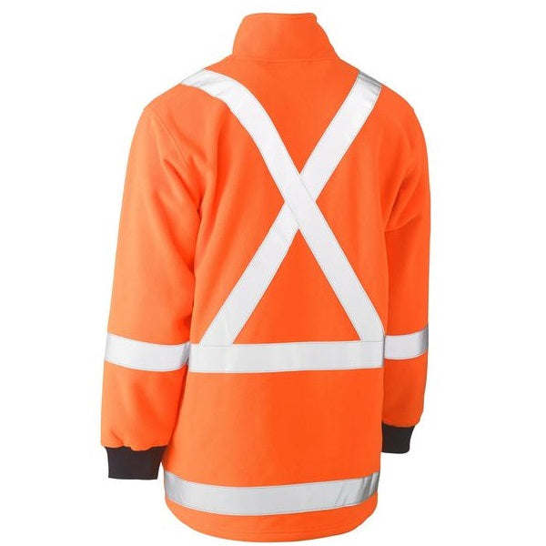 Bisley BK6249XT Taped HiVis X-Back Fleece Pullover