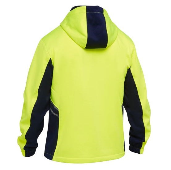 Bisley BK6571 Hi Vis Liquid Replellent Fleece Hoodie