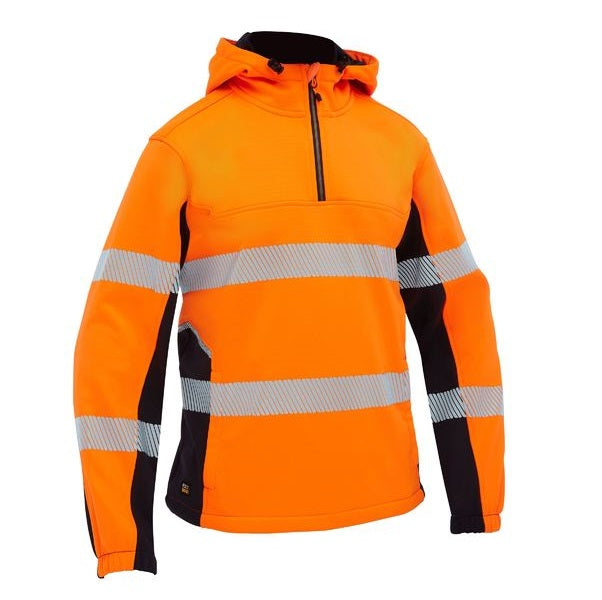 Bisley BK6571T FLX & Move™ Hi Vis Taped Liquid Repellent Fleece Hoodie