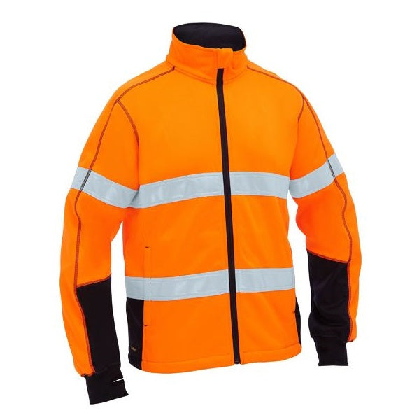 Bisley BK6611T Mens Taped Hi Vis Zip Front Fleece