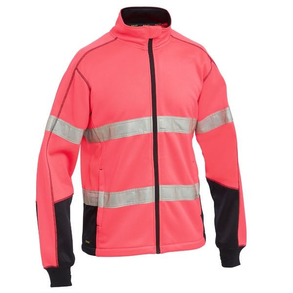 Bisley BK6611T Mens Taped Hi Vis Zip Front Fleece