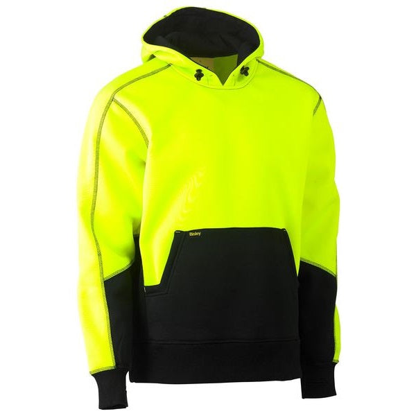 Bisley BK6619 HiVis Two Tone Fleece Pullover Hoodie