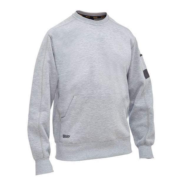 Bisley BK6723 Work Fleece Crew Neck Jumper