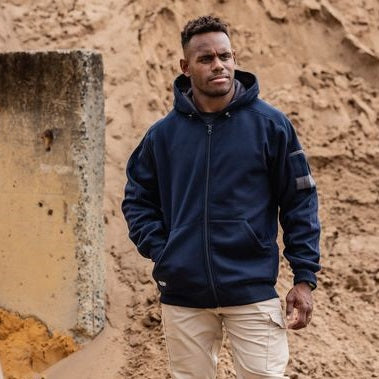 Bisley BK6725 Work Fleece Full Zip Hoodie