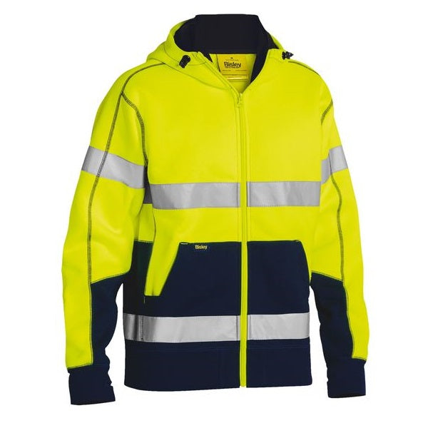 Bisley BK6819T Taped HiVis Fleece Hoodie