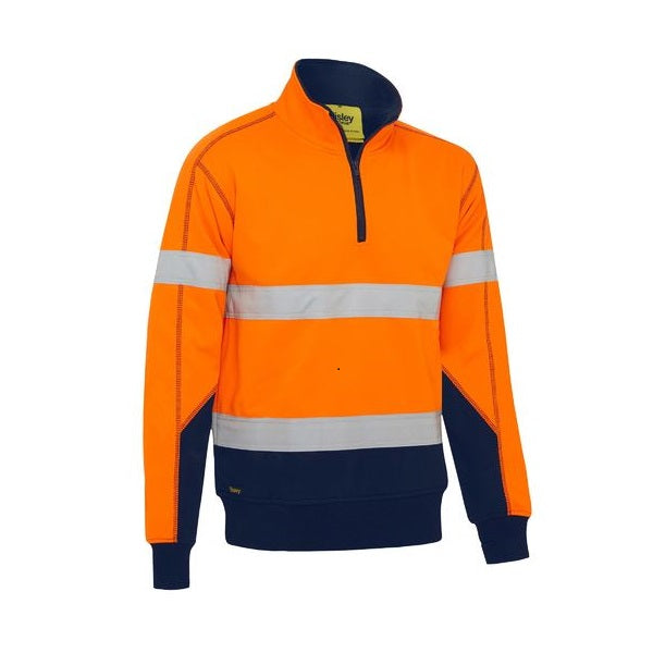 Bisley BK6987T Taped HiVis Fleece Pullover With Sherpa Lining