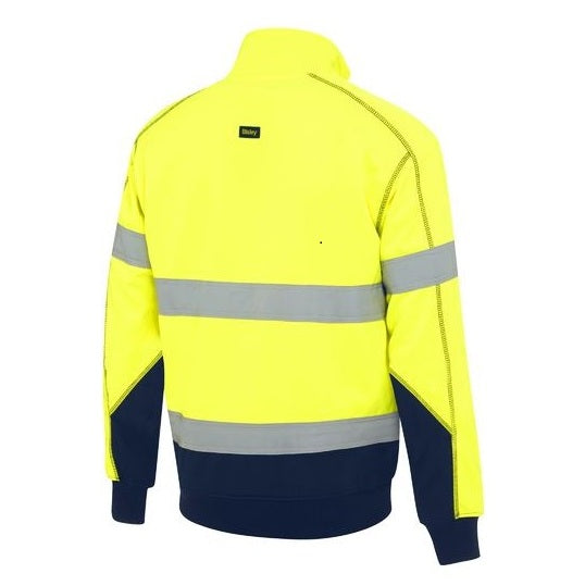 Bisley BK6987T Taped HiVis Fleece Pullover With Sherpa Lining