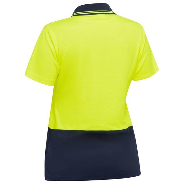 Bisley BKL1234 Womens Hi Vis V-Neck Polo