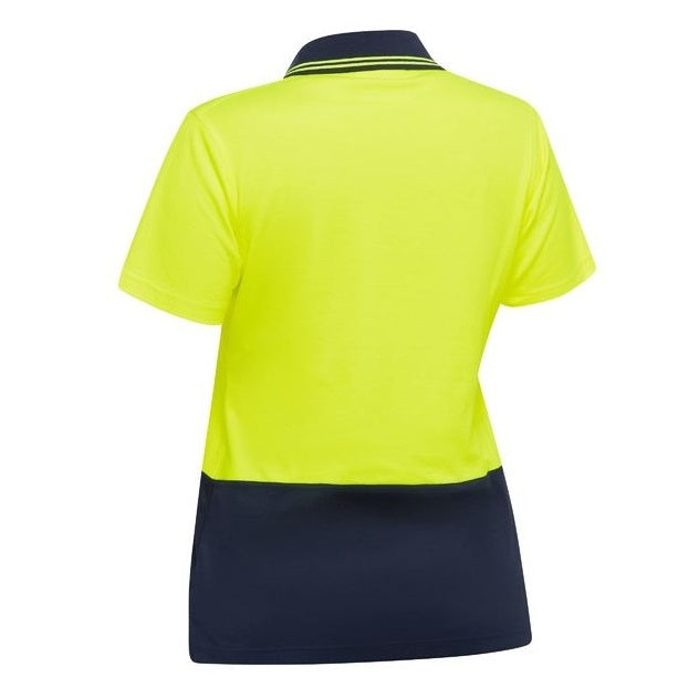Bisley BKL1234 Womens HiVis V-Neck Polo