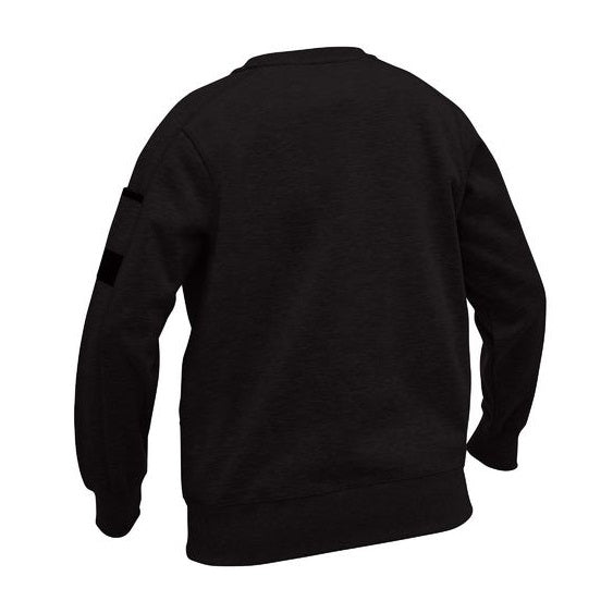 Bisley BKL6723 Women's Fleece Crew Neck Jumper in Black colour - Back