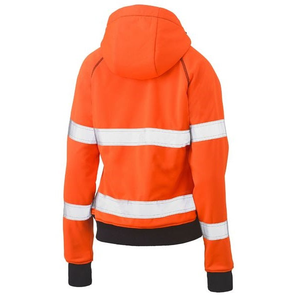 Bisley BKL6819T Womens Taped HiVis Fleece Hoodie
