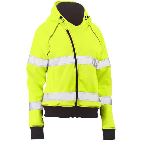 Bisley BKL6819T Womens Taped HiVis Fleece Hoodie