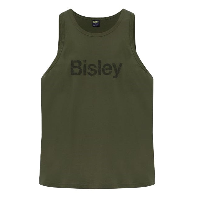 Bisley BKS063 Cotton Logo Singlet