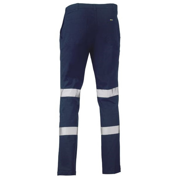 Bisley BP6008T Taped Biomotion Stretch Cotton Drill Work Pants - Back view