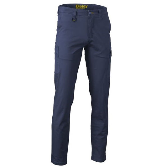 Bisley BPC6008 Stretch Cotton Drill Cargo Pants Navy