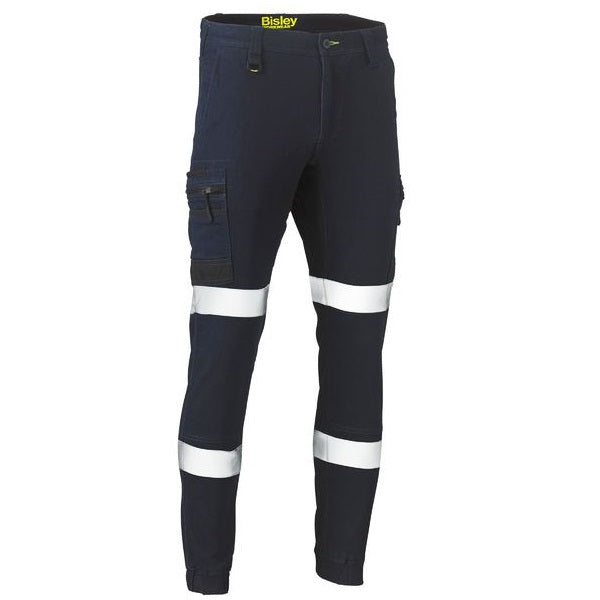 Bisley BPC6335T Flex&Move™ Taped Stretch Denim Cargo Cuffed Pants