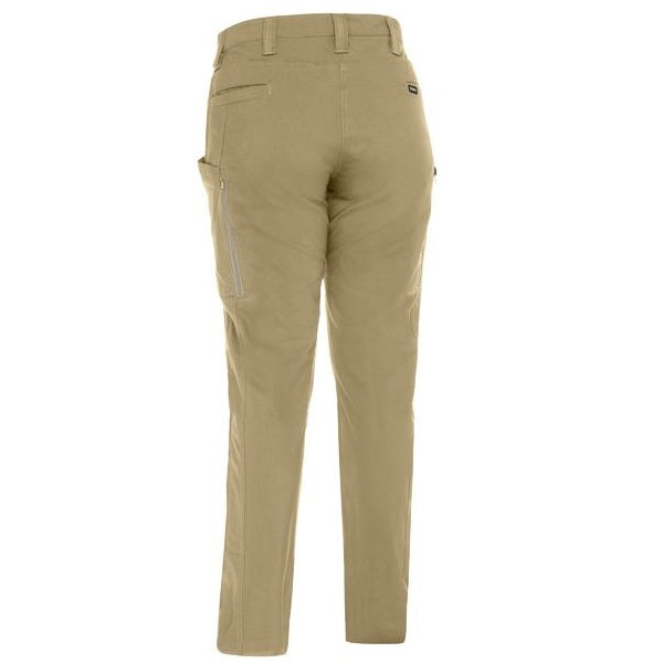 Bisley BPCL6150 Women's X Airflow™ Stretch Ripstop Vented Cargo Pants in colour Stone - back view