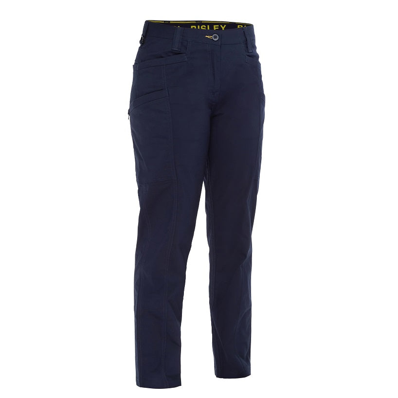 Bisley BPCL6150 Women's X Airflow™ Stretch Ripstop Vented Cargo Pants in colour Navy - Front view