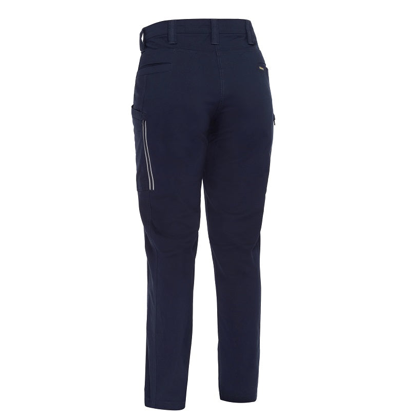 Bisley BPCL6150 Women's X Airflow™ Stretch Ripstop Vented Cargo Pants in colour Navy - back view