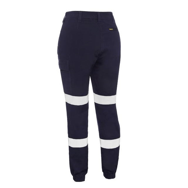 Bisley BPL6028T Ladies Taped Cotton Cargo Cuffed Pants
