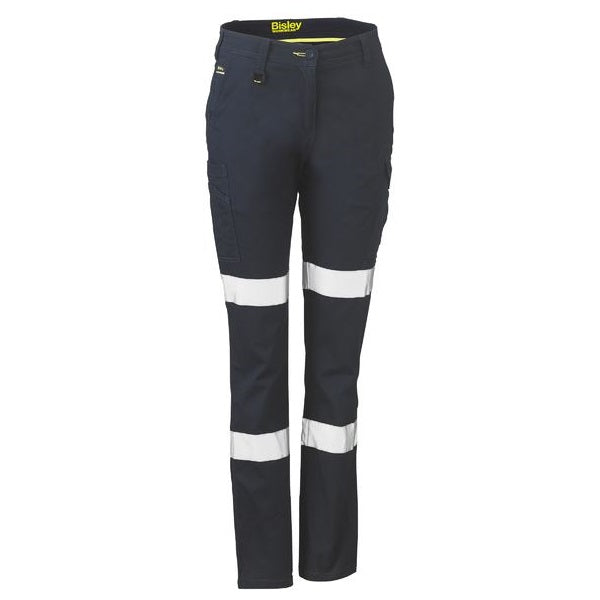 Bisley BPL6115T Womens Taped Cotton Cargo Pants