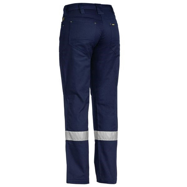 Bisley BPL6474T Women's X Airflow™ Taped Ripstop Vented Work Pants - Back View
