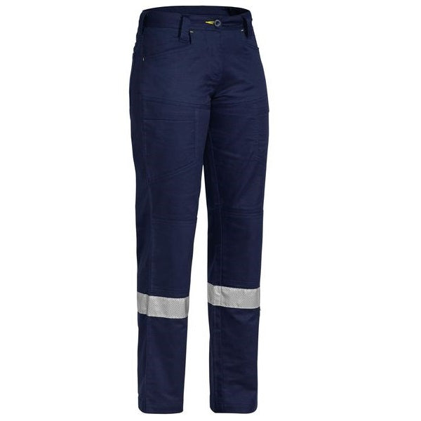 Bisley BPL6474T Women's X Airflow™ Taped Ripstop Vented Work Pants - Front View