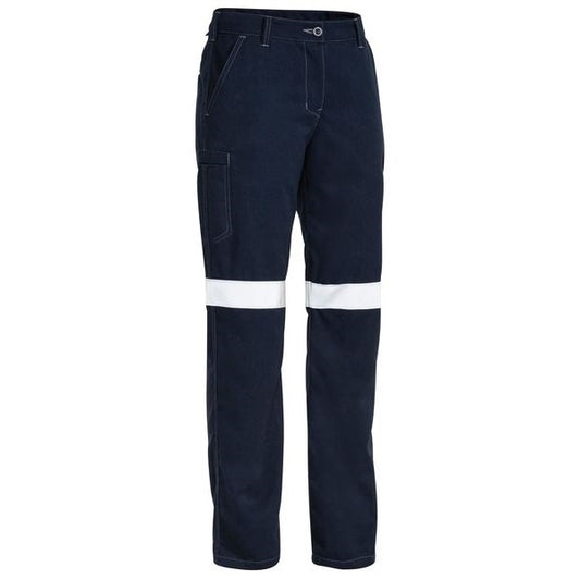 Bisley BPL8092T Women's Tencate Tecasafe® Plus 700 Taped FR Cargo Pants - Front view