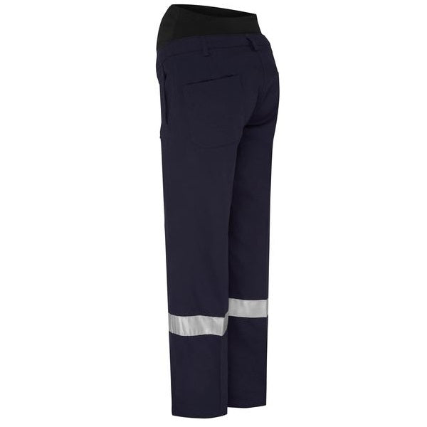 Bisley BPLM6009T 3M Taped Maternity Drill Work Pants