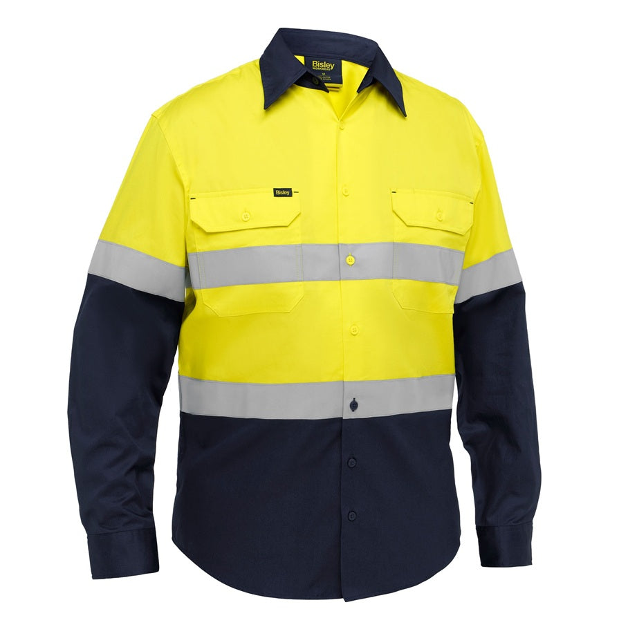 Bisley BL6390T Industrial Womens Taped Hi Vis Cool Lightweight Vented Shirt