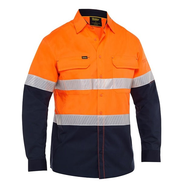 Bisley BS6491T X Airflow HiVs Taped Stretch Ripstop Shirt