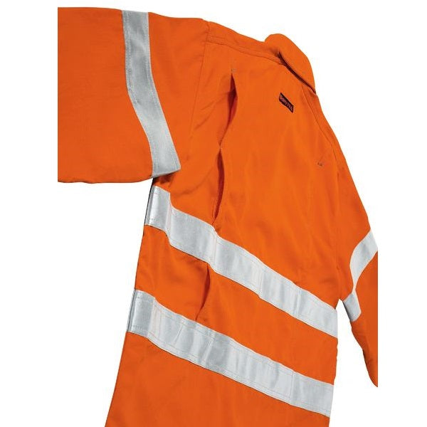 Bisley BS8081T Tencate Tecasafe® Plus 700 Taped Hi Vis FR Vented Long Sleeve Shirt