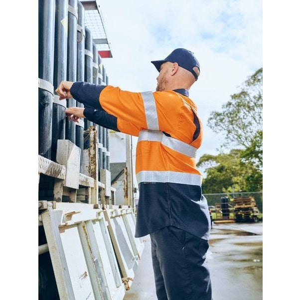Bisley BS8338T Apex 160 Taped HiVis FR Ripstop Vented Shirt
