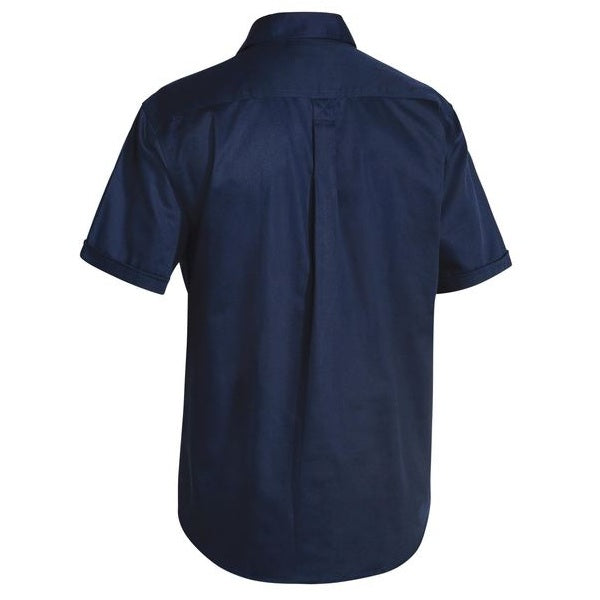 Bisley BSC1433 Closed Front Cotton Drill S/S Shirt
