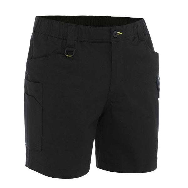 Bisley BSHC1018 Stretch Cotton Elastic Waist Cargo Shorts