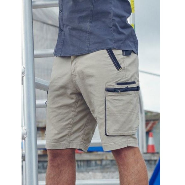 Bisley BSHC1330 Flex and Move Stretch Utility Zip Cargo Shorts