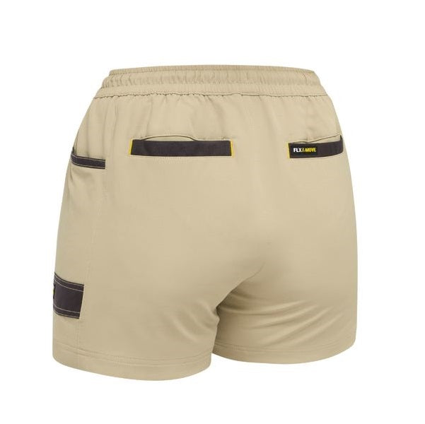 Bisley BSHL1331 Womens FLX & Move 4-Way Stretch Elastic Waist Short