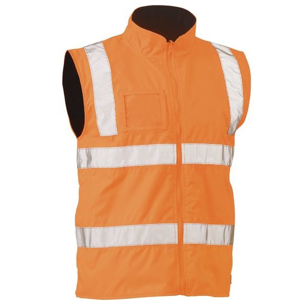 Bisley BV0364T Taped HiVis Rail Wet Weather Vest