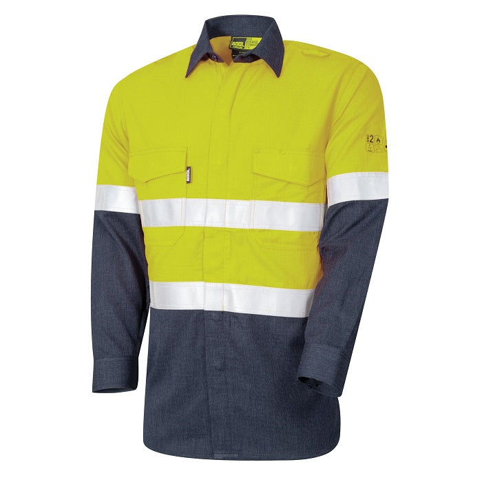 Bool BW2500T1 Lightweight PPE1 Two Tone FR Shirt with Loxy™ Reflective Tape