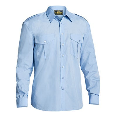Bisley B76526 DISCONTINUED Epaulette L/S Shirt