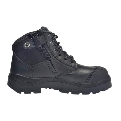 Wide Load 690BZN Black 6" Zip Side Non Safety Boot