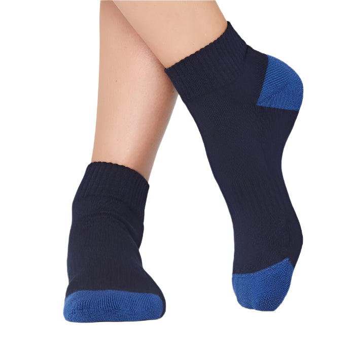 NNT CATKDN Bamboo Sports Sock Ankle Length Contrast Heel