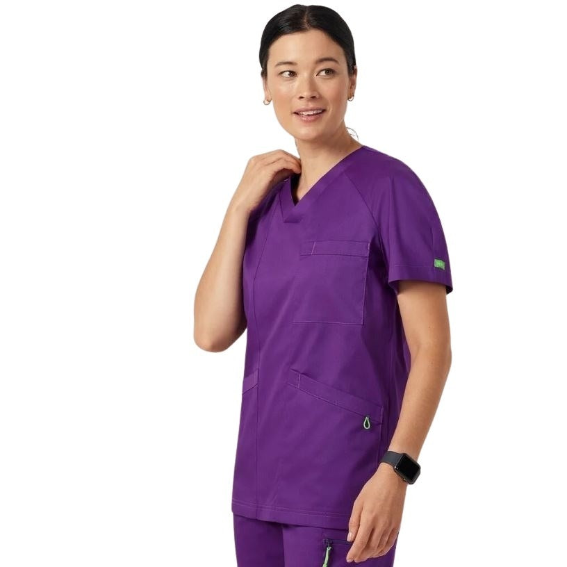 NNT CATRFV Unisex Carl V-Neck Style Scrub Top