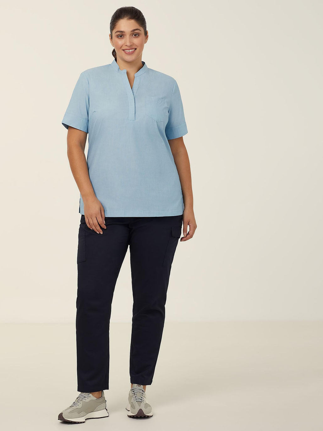NNT CATUGA Textu Short Sleeve Tunic